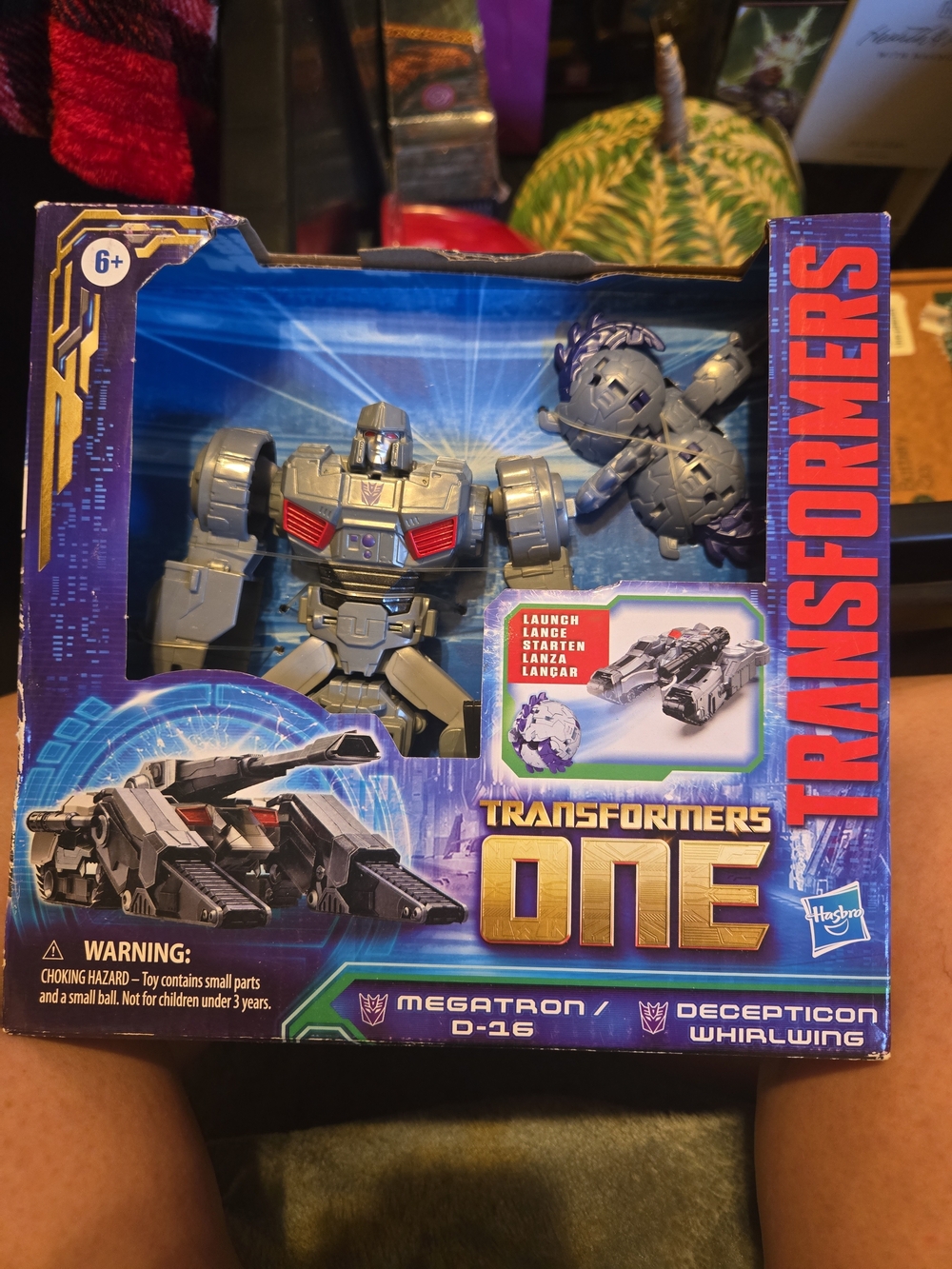Hasbro Transformers One Megatron Decepticon Whirlwing Toy - Gray